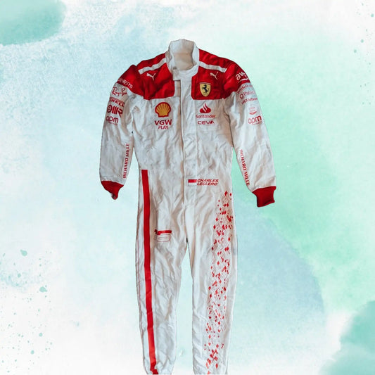 2023 Charles Leclerc Monaco GP Formula 1 Scuderia Ferrari Replica Race Suit