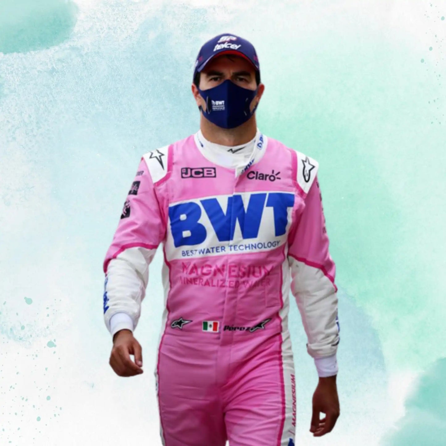 Sergio Perez 2020 BWT Racing F1 Team Race Suit Replica