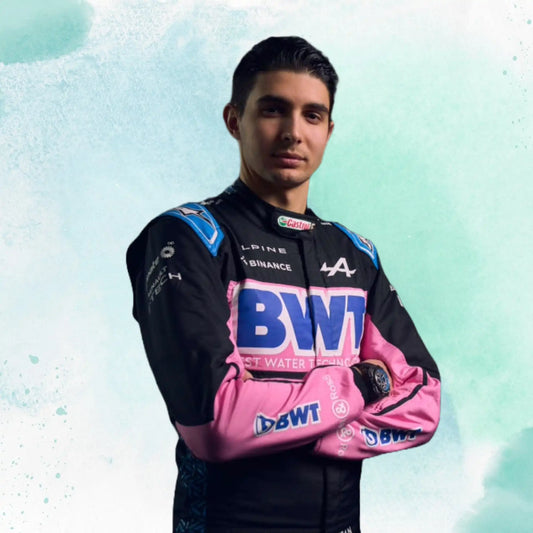 New 2023 Esteban Ocon BWT Team Alpine Replica Racing Suit F1 Team