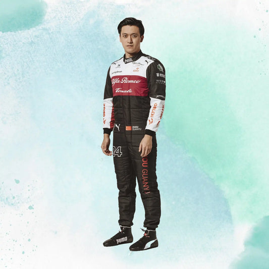 2022 Zhou Guanyu F1 Team Replica Racing Suit Alfa Romeo