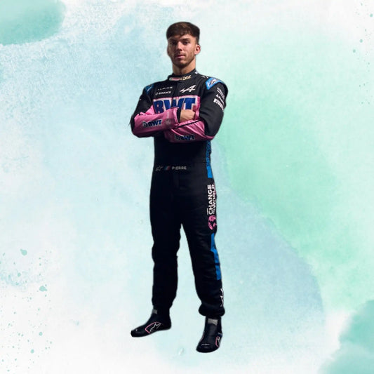 New Pierre Gasly 2023 BWT Team Alpine Replica Racing Suit F1 Team