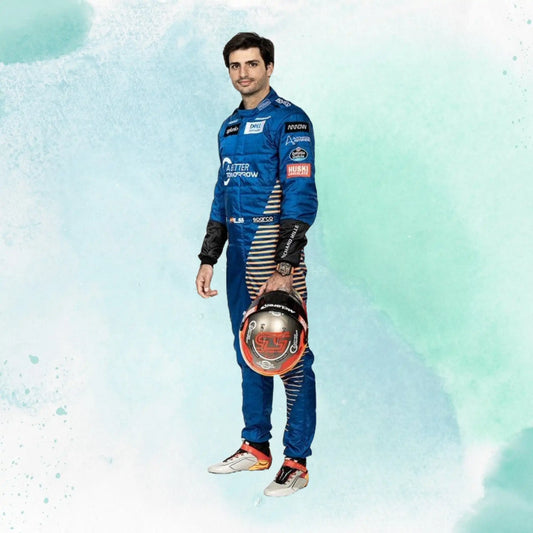 2020 Carlos Sainz Jr Mclaren Team F1 Replica Racing Suit