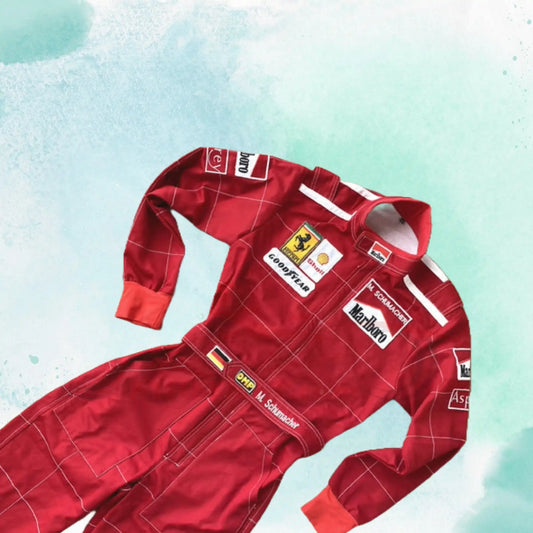 Michael Schumacher 1996 F1 Replica Patch Race Suit