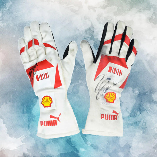 2008 Kimi Raikkonen/Felipe Massa Ferrari F1 Gloves / Kimi Raikkonen/Felipe Massa Ferrari F1 Replica Race Gloves
