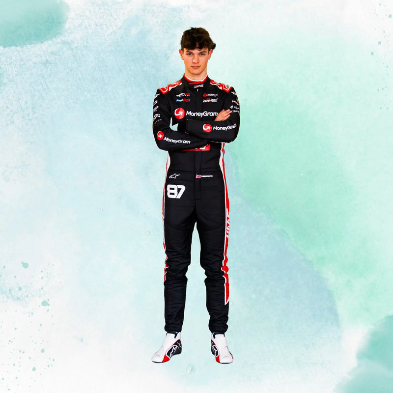 New 2026 Oliver Bearman Formula One MoneyGram Haas F1 Team Replica Racing Suit