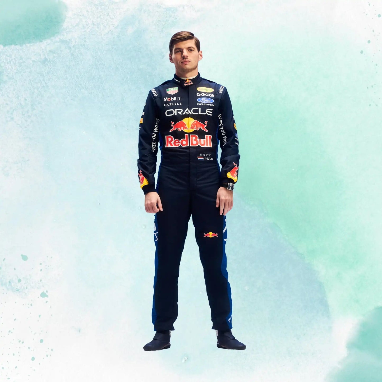 New 2026 Max Verstappen Formula One Red Bull F1 Team Replica Race Suit