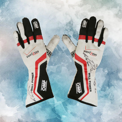 2012 Will Power Race Team Penske Indy 500 Gloves / Will Power Replica Race Gloves