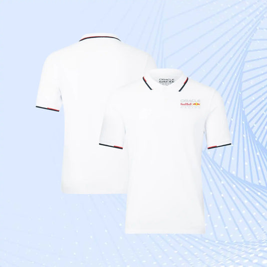 Oracle Red Bull Racing Core Polo F1 - White - Unisex - Formula 1 Team Wears