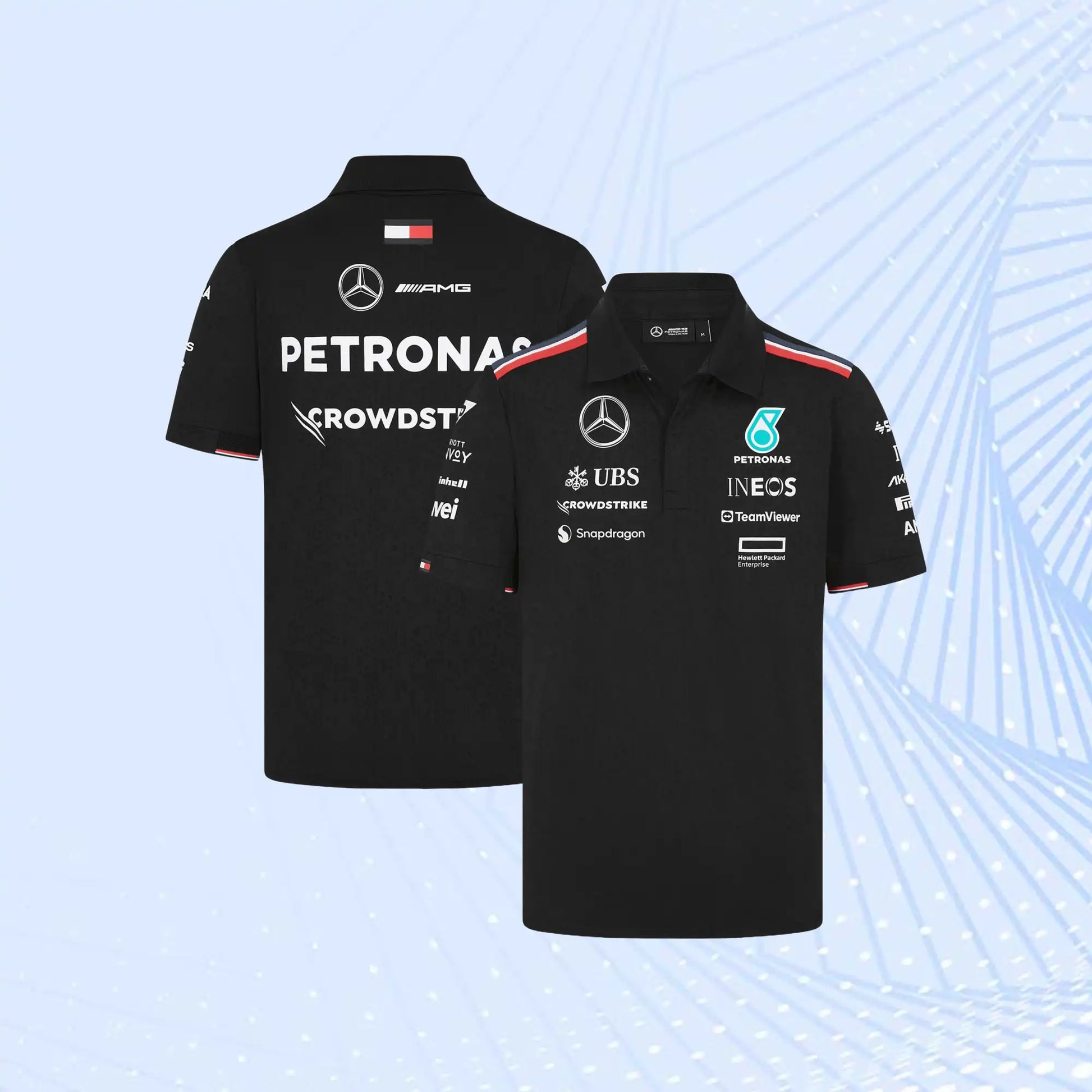 2024 Team Polo Mercedes AMG Petronas F1 Black Craze Racewears