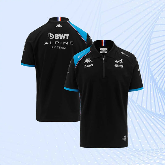 BWT Alpine F1 Team 2023 Polo Shirt - Black