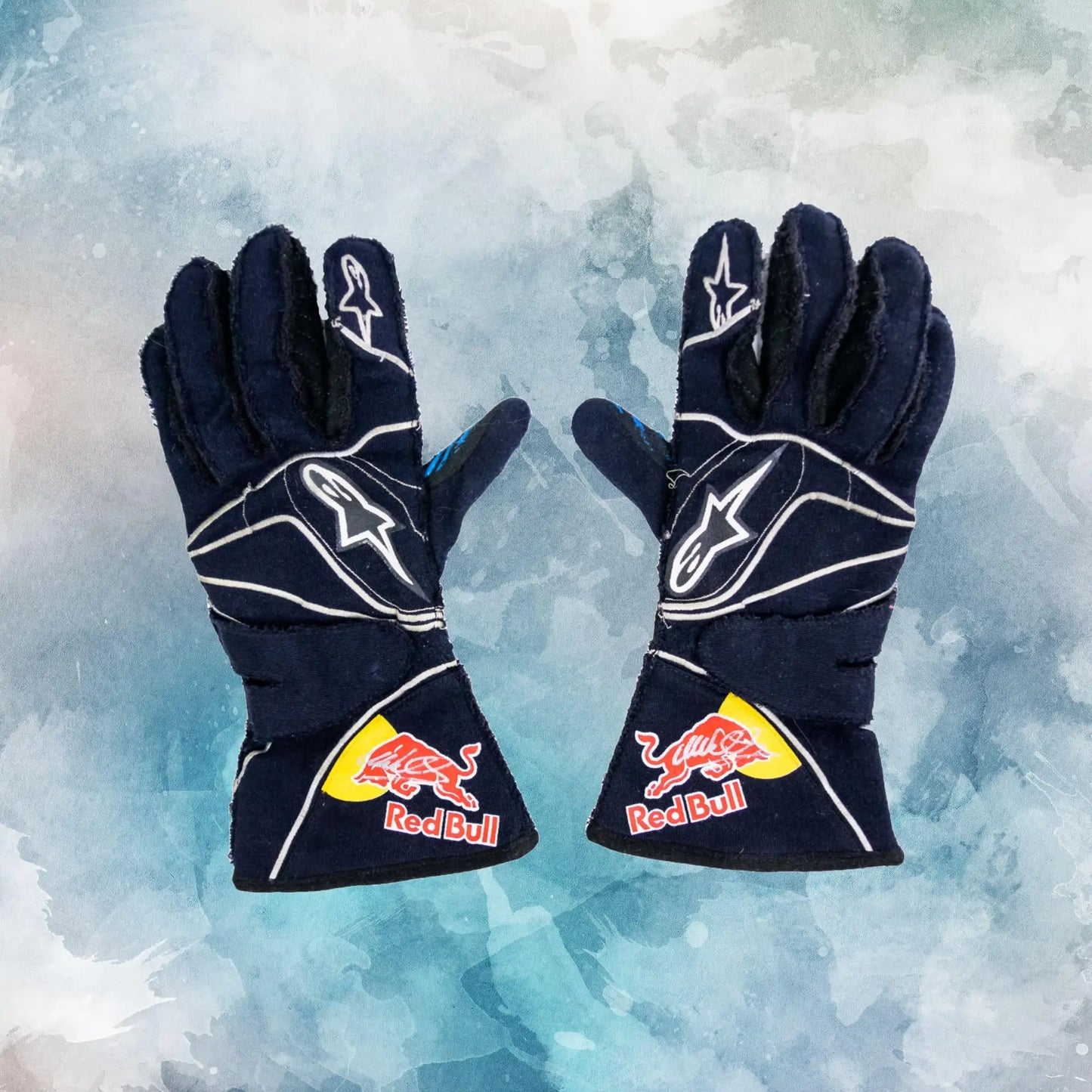 2011 Mark Webber Race Red Bull Racing F1 Gloves / Mark Webber Replica Race Gloves