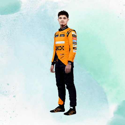 2024 New Lando Norris McLaren F1 Team Replica Racing Suit