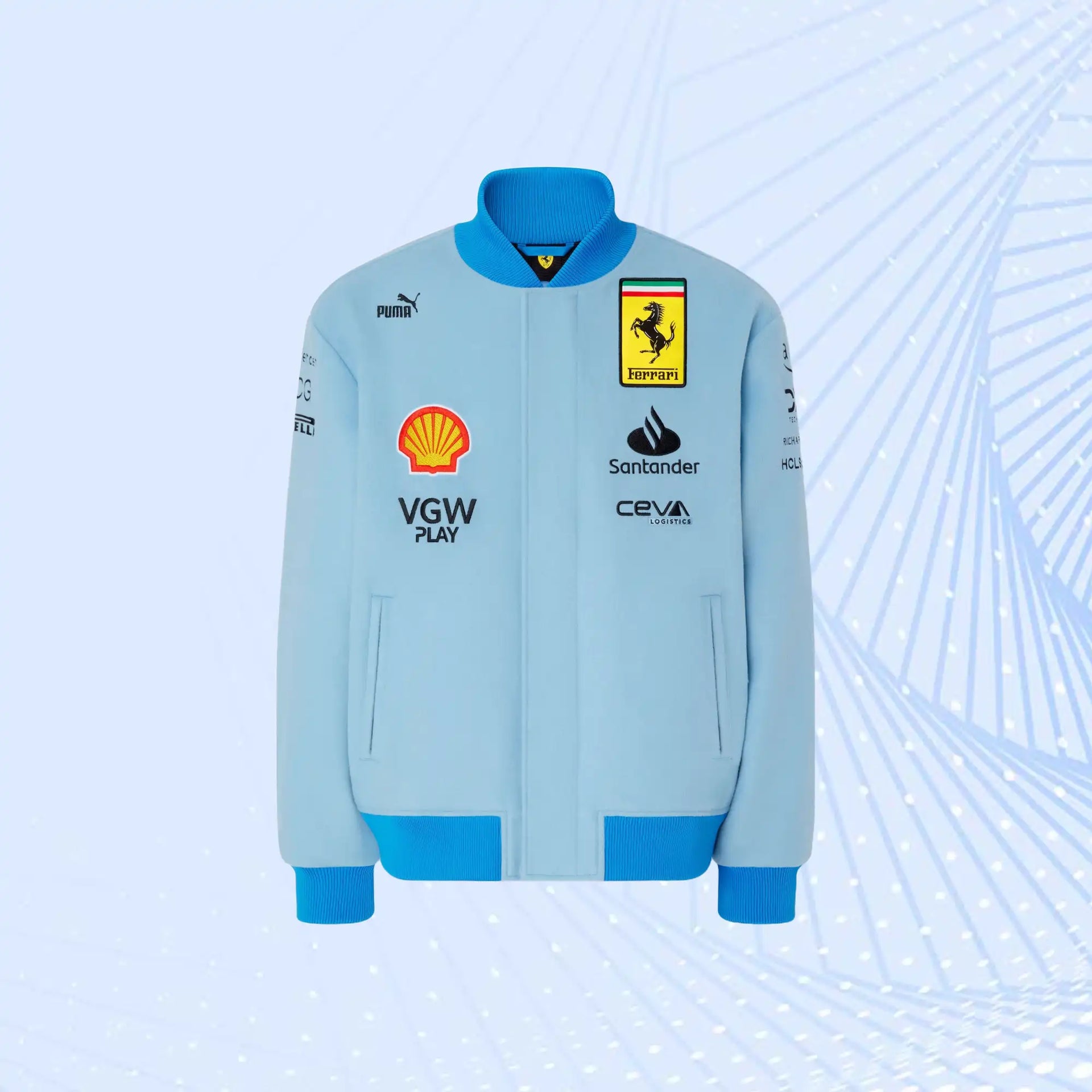 Puma for Scuderia Ferrari Varsity bomber jacket – Miami Special