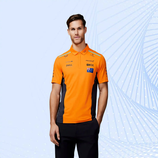 New 2024 Oscar Piastri Teamwear Polo Shirt Formula 1