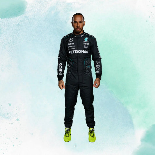 Lewis Hamilton 2024 Mercedes AMG F1 Replica Racing Suit