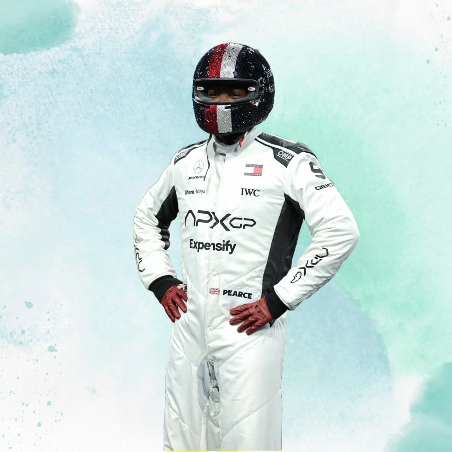 2025 Damson Idris Formula One The Movie APX GP F1 The Movie Replica Racing Suit
