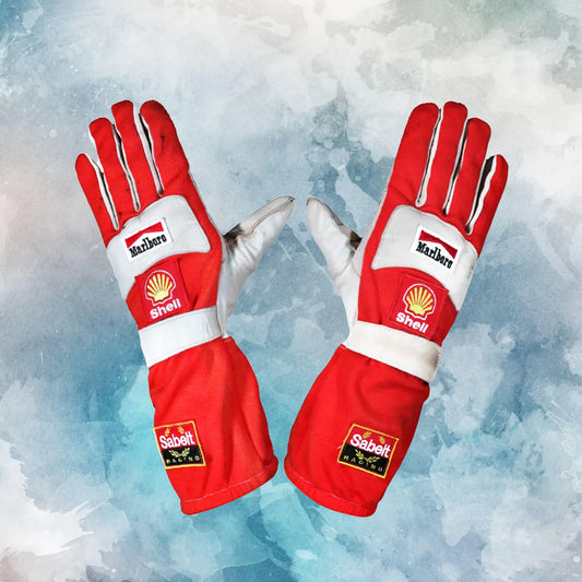 1999 Eddie Irvine Race Scuderia Ferrari F1 Gloves /Eddie Irvine Race Scuderia Ferrari F1 Replica Race Gloves