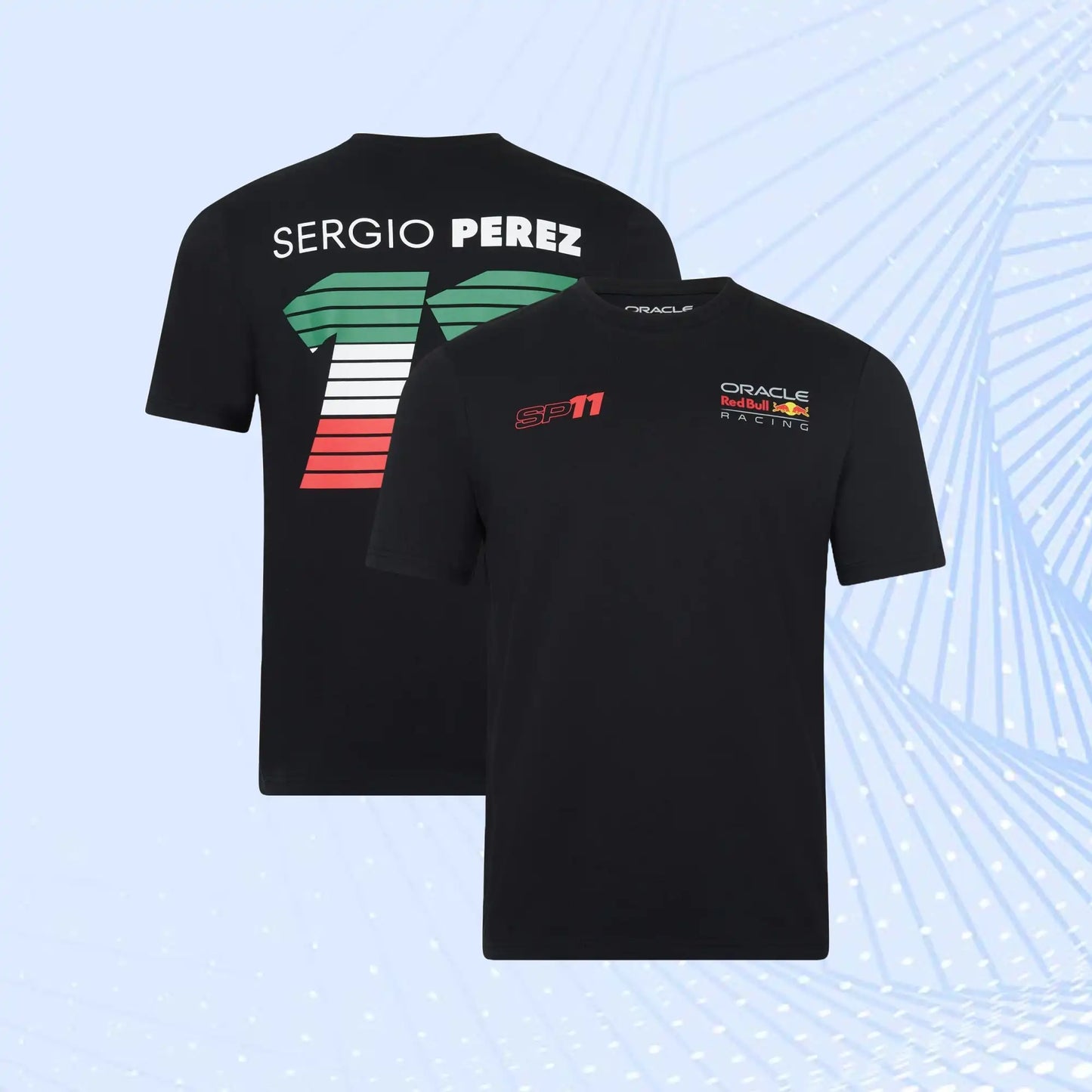 Sergio Perez Oracle Red Bull Racing Graphic T-Shirt - Black - Unisex