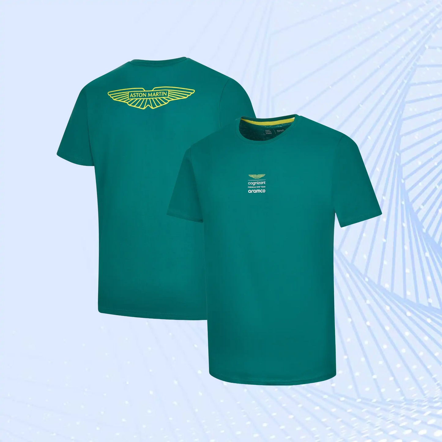 Aston Martin Aramco Cognizant F1 Lifestyle Logo T-Shirt - Green