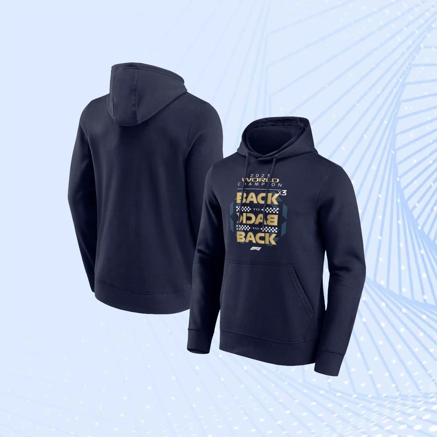 Formula 1 Champion Back To Back Graphic Hoodie - Formula 1 Team Wears