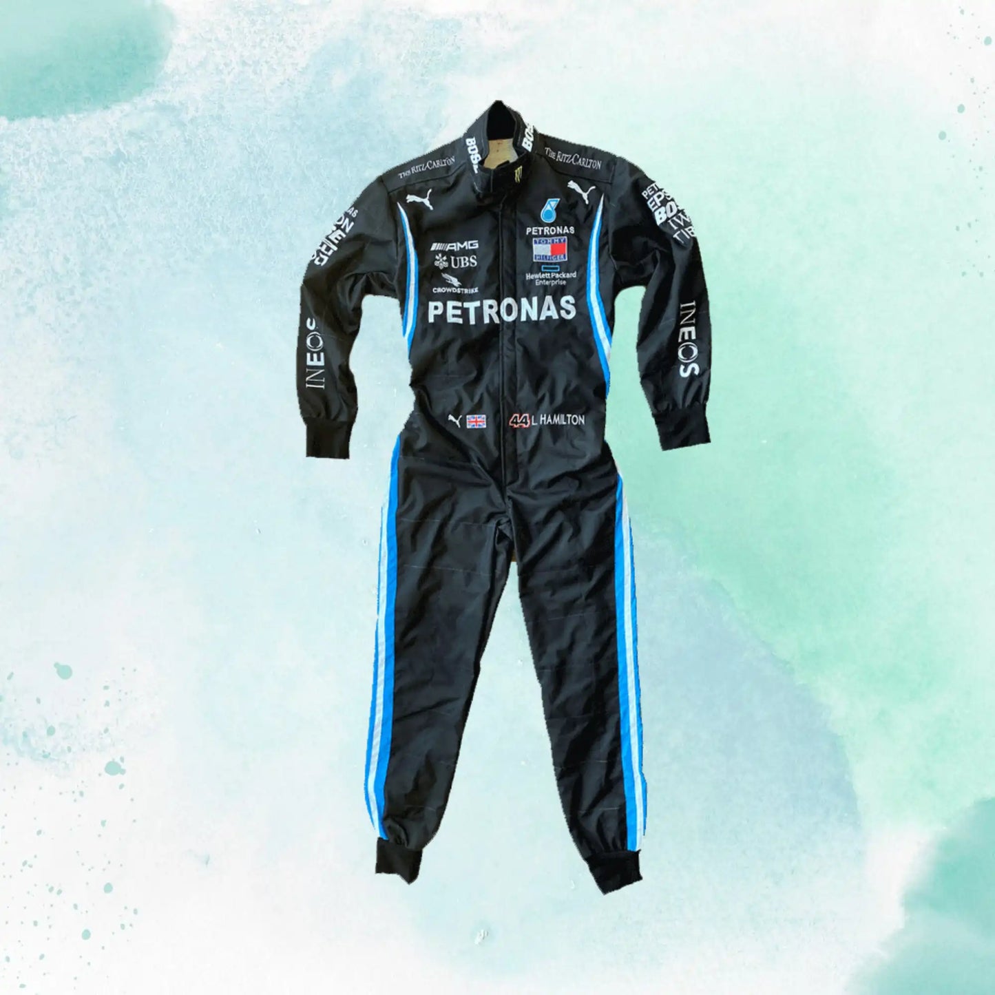 Lewis Hamilton 2020 F1 Replica Embroidery Race Suit