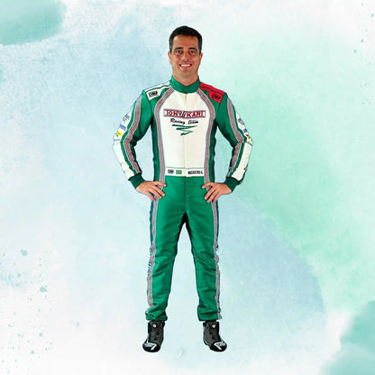 New 2024 Tony Kart Sublimation Printed Overall Go Kart Driver Racing Suit