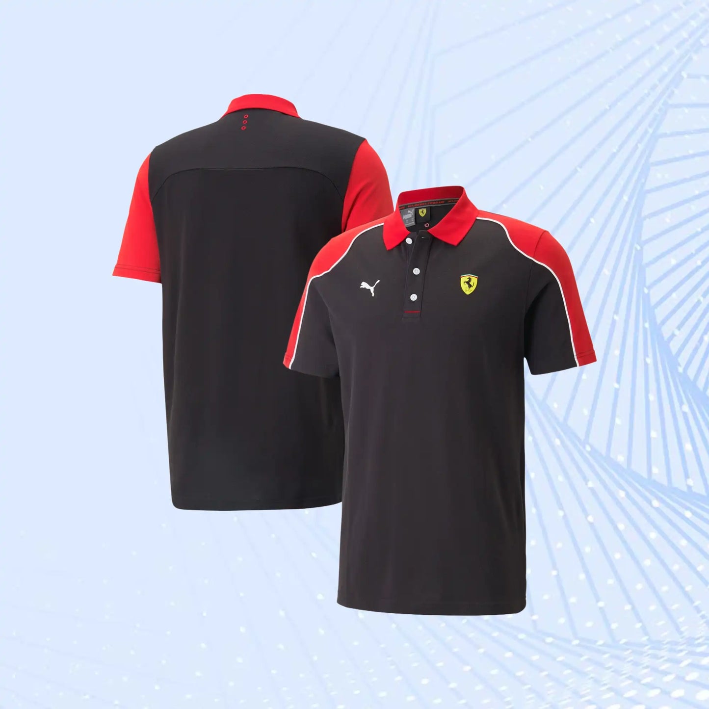 Scuderia Ferrari Race Polo by Puma - Black