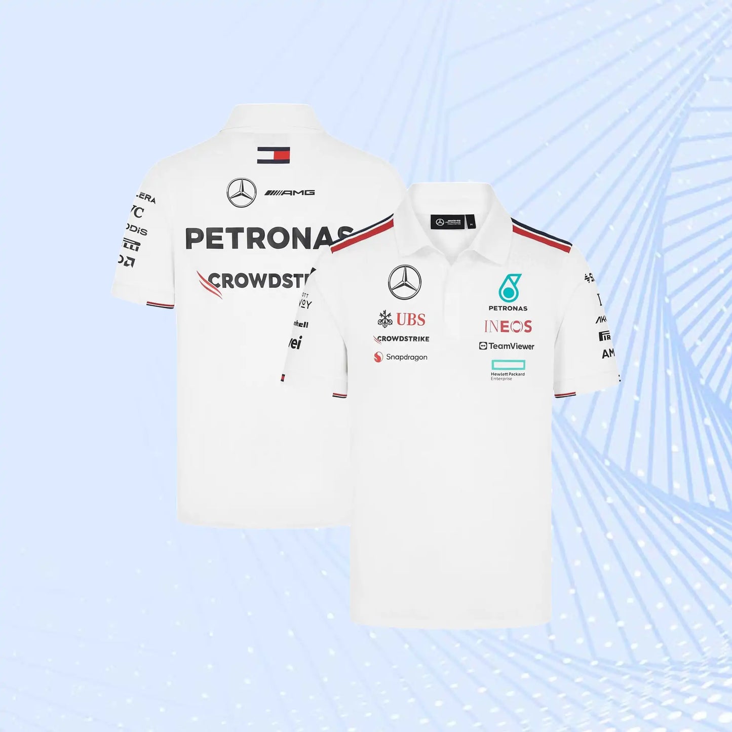 2024 Team Polo Mercedes AMG Petronas F1 - White