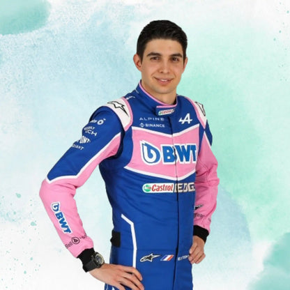 Esteban Ocon 2022 BWT Team Alpine Replica Racing Suit F1 Team