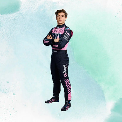 New 2025 Franco Colapinto BWT Alpine F1 Team Replica Racing Suit