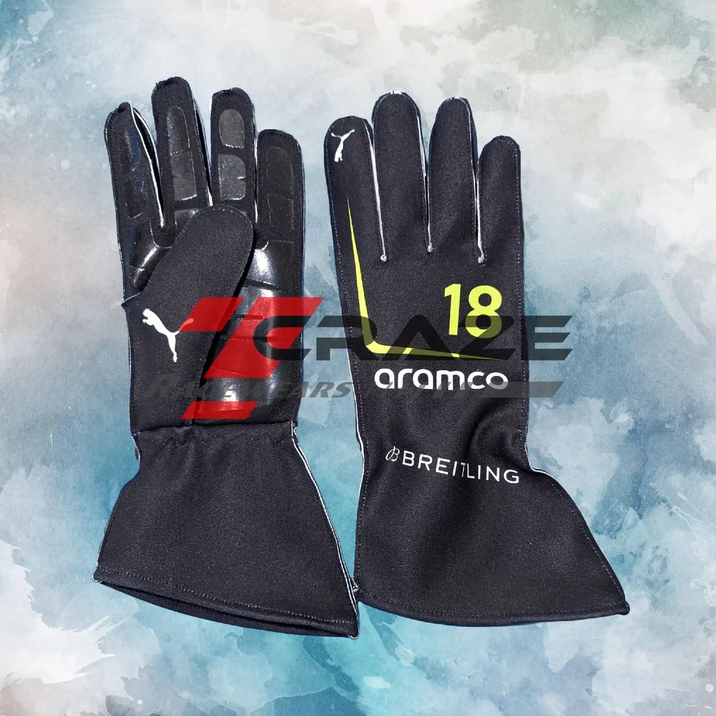 Aston Martin F1 2026 Gloves / New Aston Martin Formula One Replica Racing Gloves