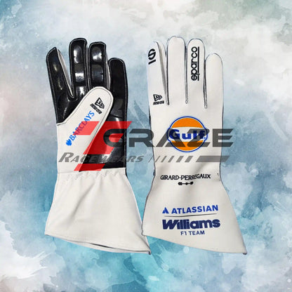 2026 Williams Racing F1 Team Gloves / New Williams Racing Formula One Replica Racing Gloves