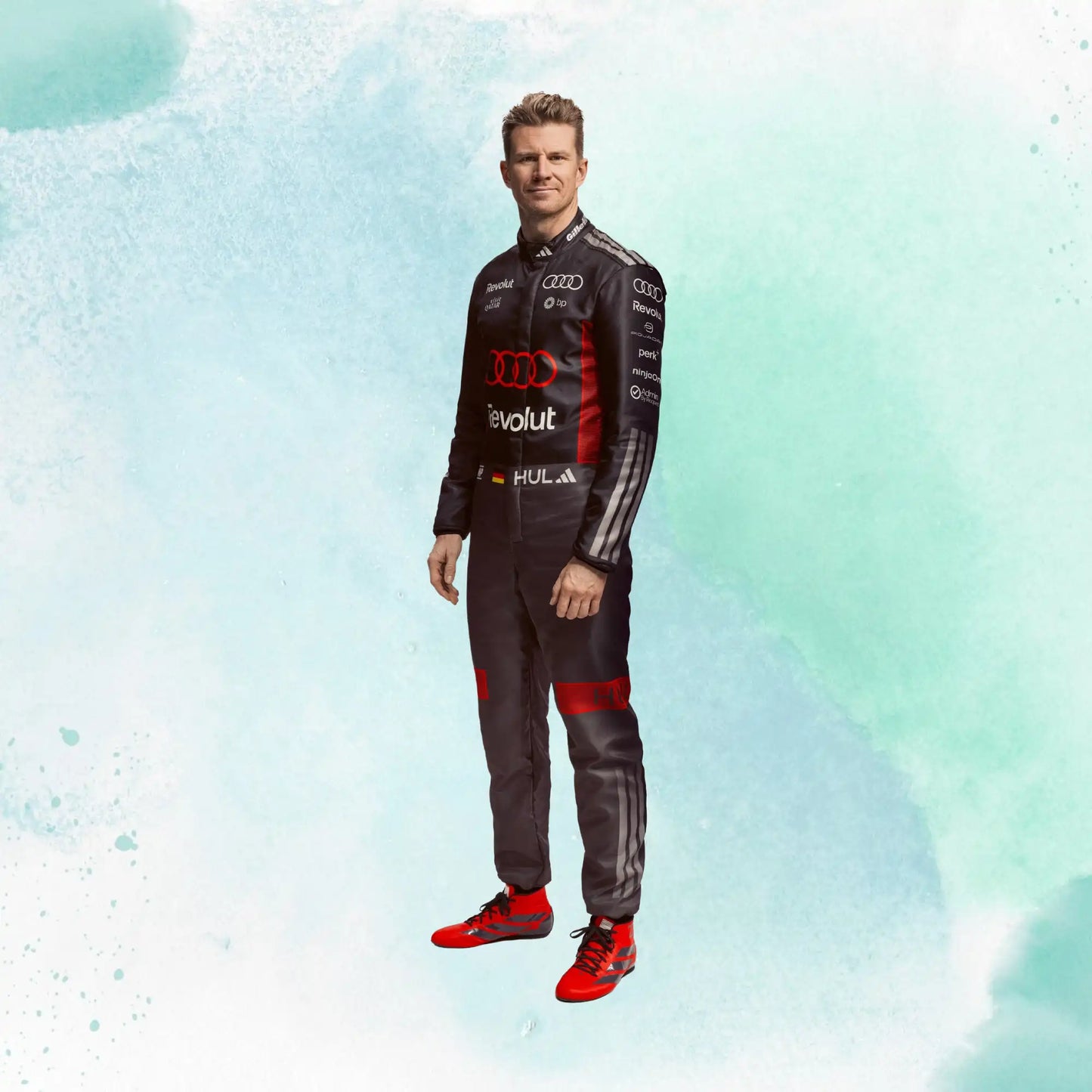 New 2026 Nico Hulkenberg Audi Revolut F1 Team Replica Racing Suit