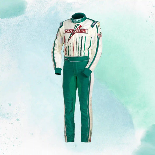 Tony Kart Sublimation Printed Overall Go Kart Driver Racing Suit