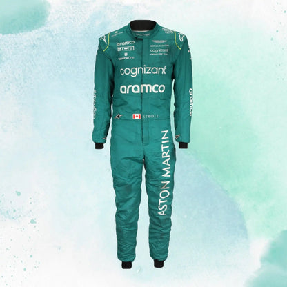 New Lance Stroll 2023 F1 Team Aston Martin Replica Racing Suit