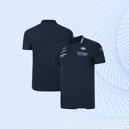 Williams Racing 2023 Team Media Polo - Blue