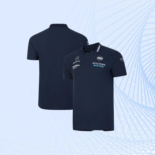 Williams Racing 2023 Team Media Polo - Blue