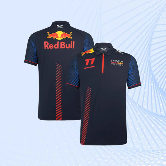 Sergio Perez 2023 F1 Oracle Red Bull Racing Team Polo