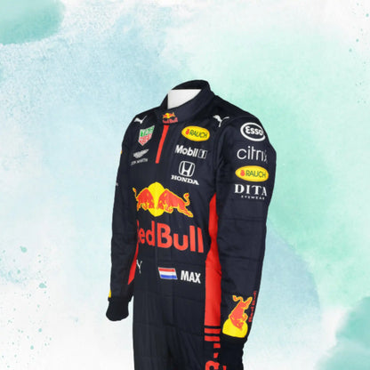 Max Verstappen 2020 Red Bull Racing F1 Replica Red bull Race Suit