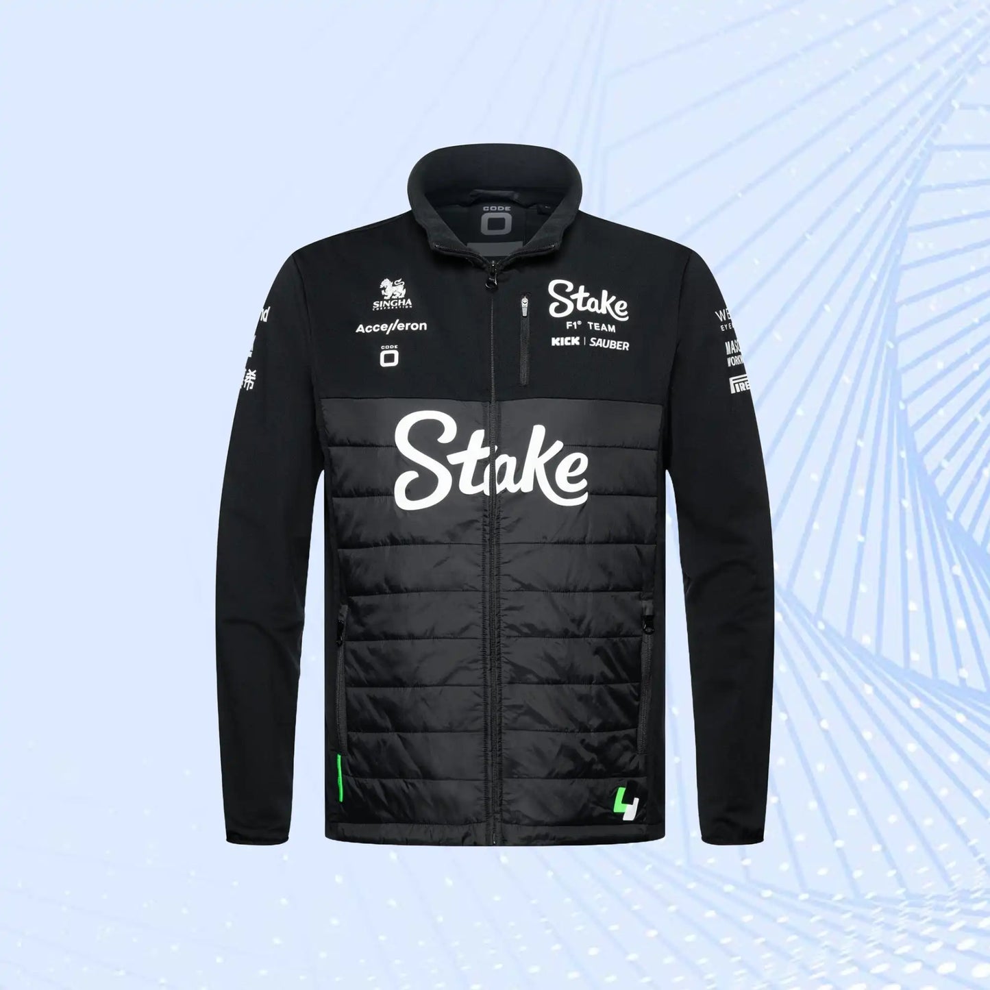 New 2024 Stake F1 Team Kick Sauber Trans-Seasonal Jacket