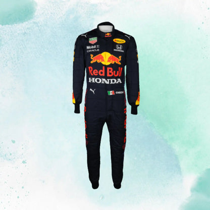 Sergio Pérez 2021 Oracle Red Bull F1 Team Racing Suit Replica