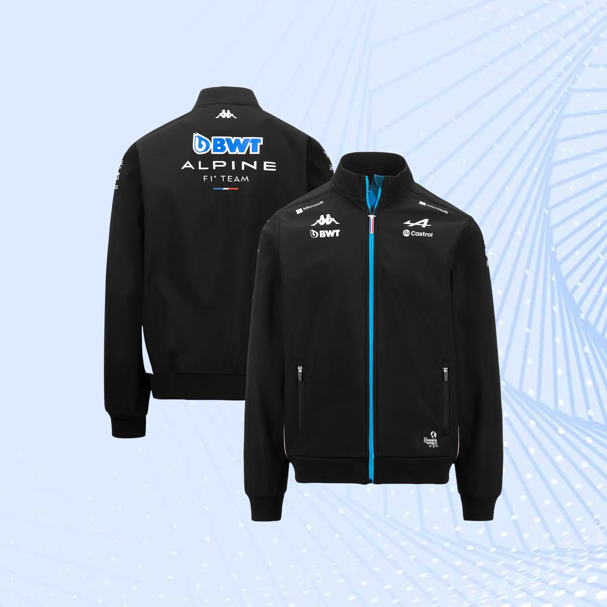 New 2024 BWT Alpine F1 Team Softshell Jacket- Craze Racewears