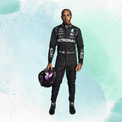 2021 Lewis Hamilton Mercedes AMG F1 Team Replica Racing Suit