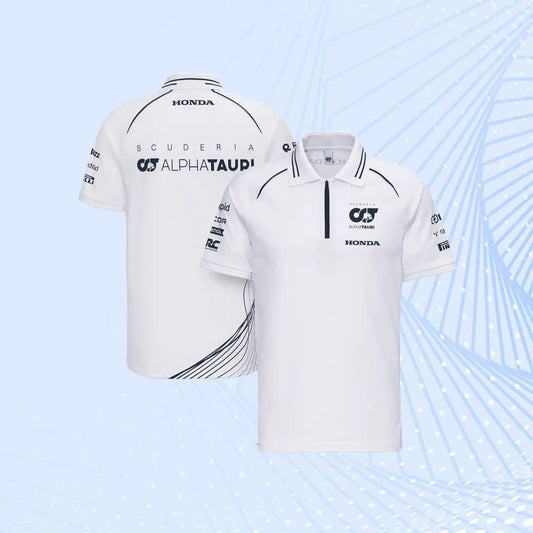 Scuderia AlphaTauri 2023 Team Polo - White