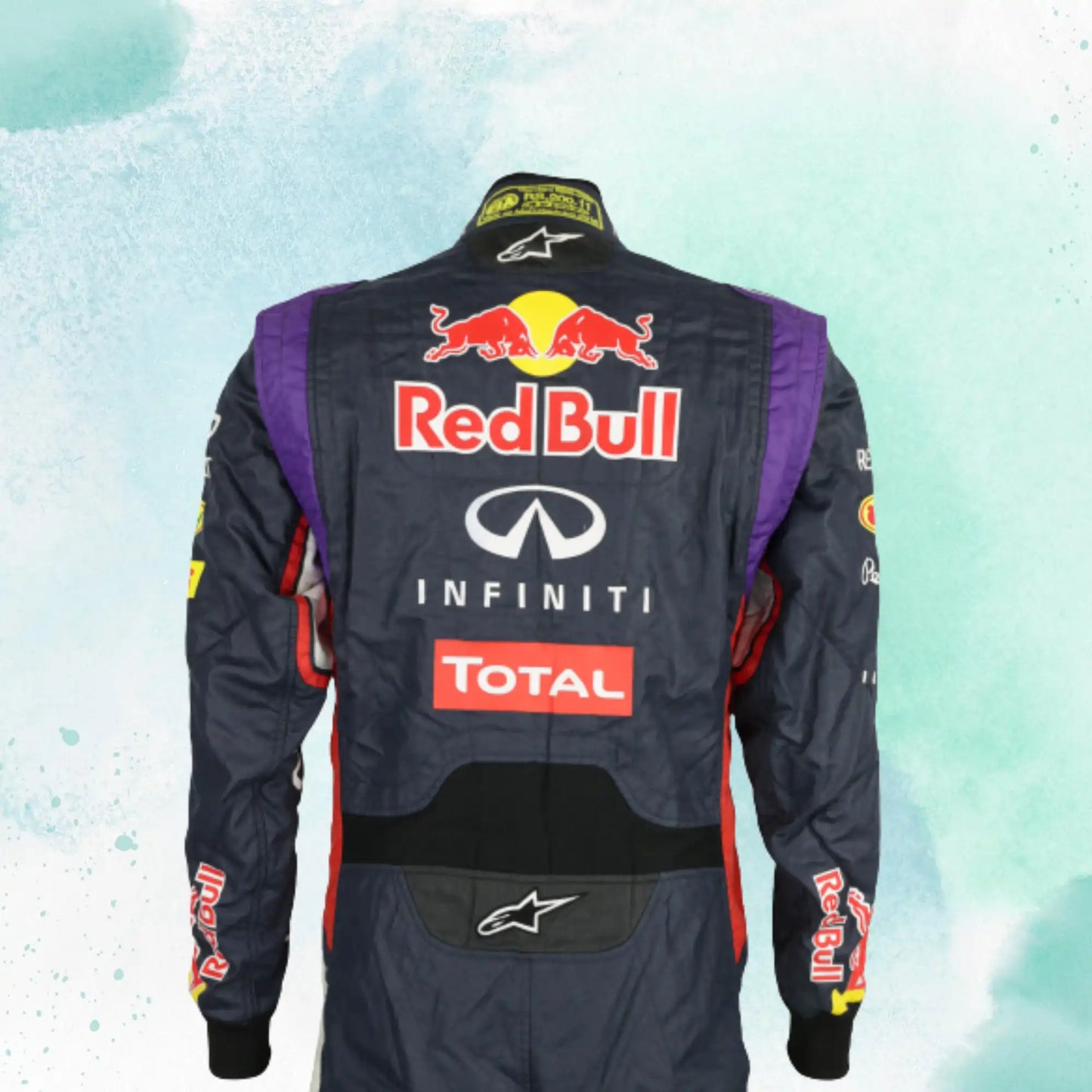 2014 Sebastian Vettel Race Red Bull Racing Formula 1 Suit Replica