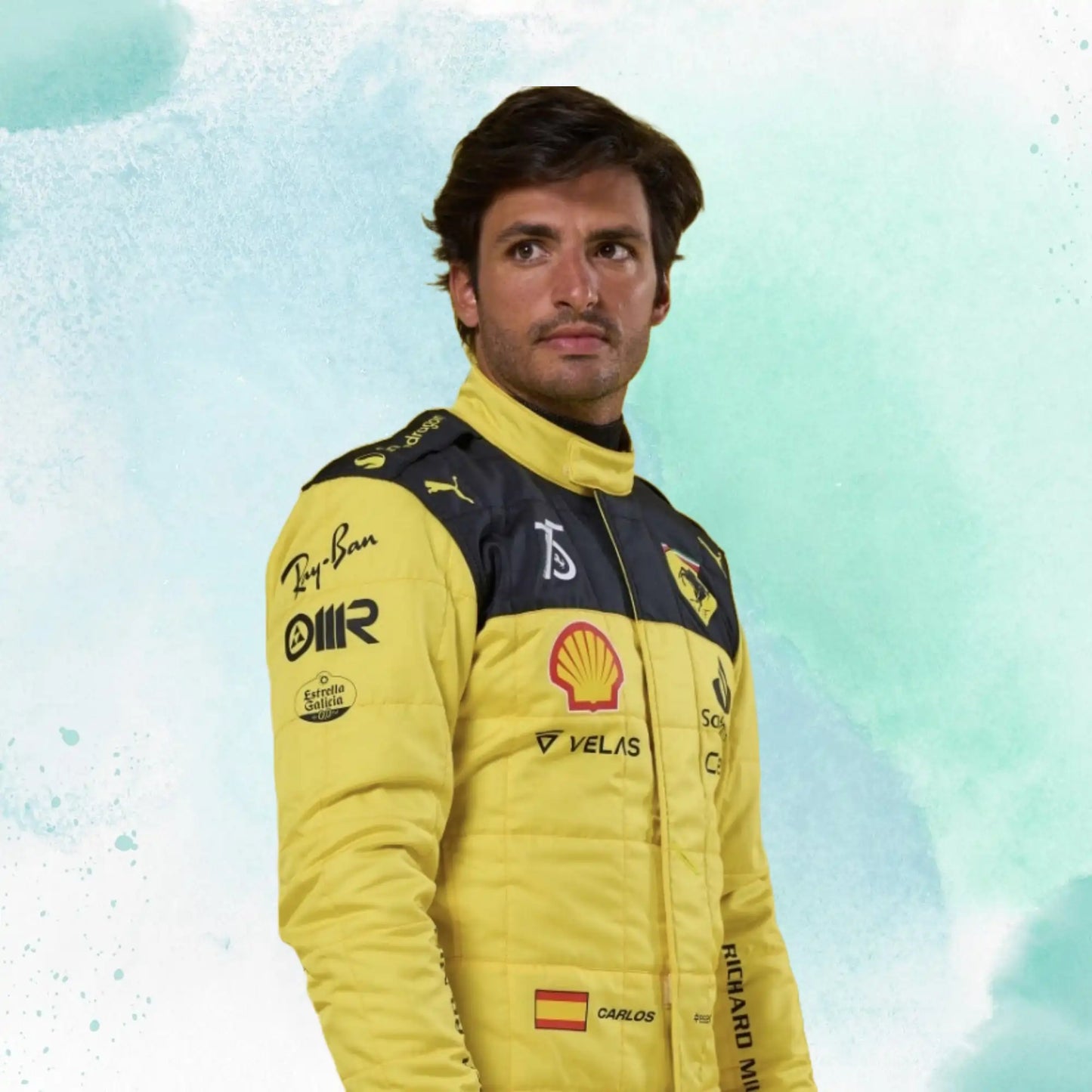 Carlos Sainz Jr 2022 F1 Ferrari's 75th Anniversary Replica Racing Suit