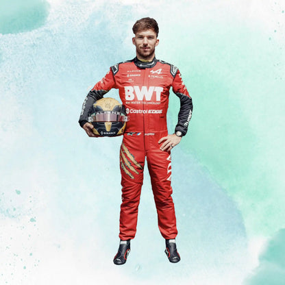 2024 New Pierre Gasly BWT Team Alpine X Deadpool & Wolverine Belgian GP Replica Racing Suit F1 Team