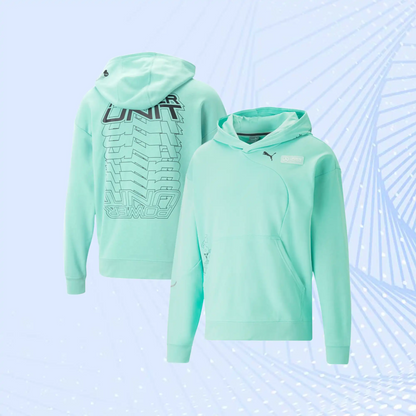 Mercedes AMG Petronas F1 Team Statement Hoodie by Puma - Green