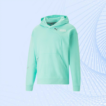 Mercedes AMG Petronas F1 Team Statement Hoodie by Puma - Green