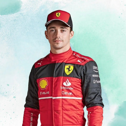 2022 New Charles Leclerc Formula 1 Replica Team Race Suit